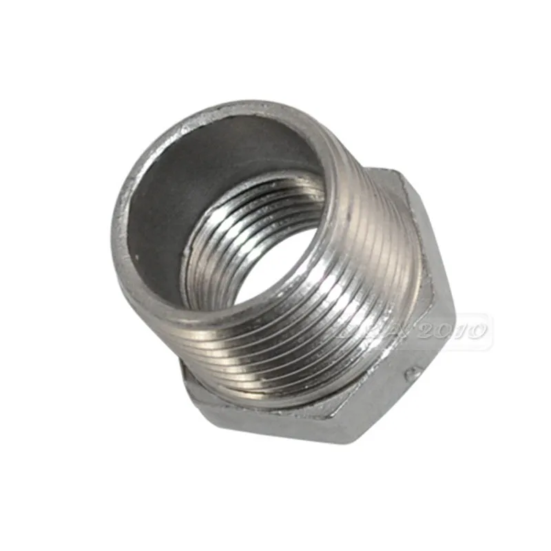 Megaron 3/4 &quotMale x 1/2&quot Женский DN20 DN15 редуктор втулка BSPT Резьба из нержавеющей стали