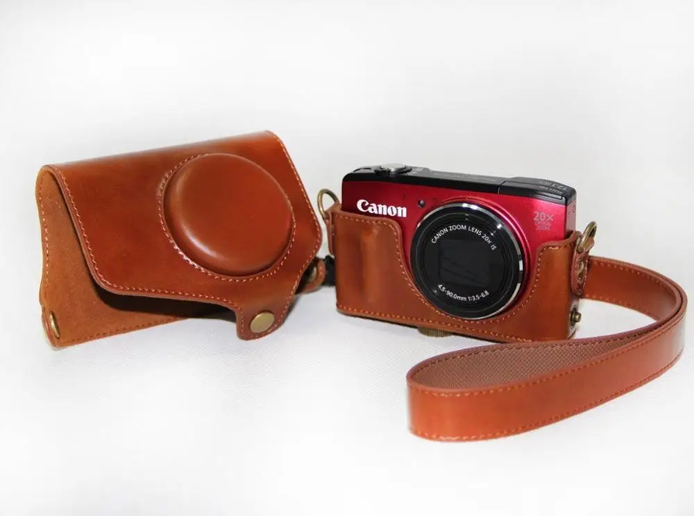 Чехол из искусственной кожи для камеры Canon powershot SX240 SX260 SX270 SX275 SX280|Сумки
