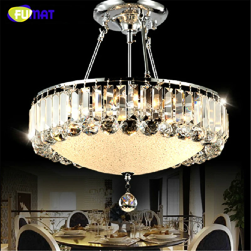 

FUMAT Crystal Pendant Lights Dinning Room Crystal Lightings Plafoniere Lampare Techo Salon Light For Home Bedroom Crystal Lamp
