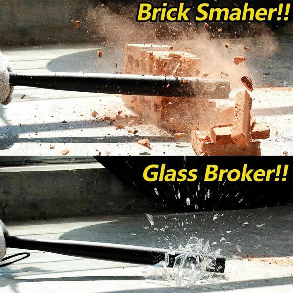 Бейсбольная летучая мышь LED 3 USB зарядка аварийный Тактический водонепроницаемый