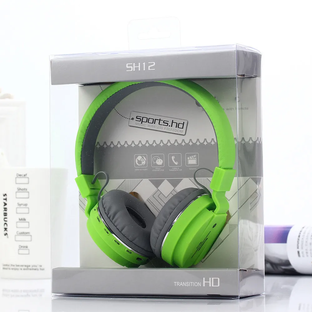 C TC-SH12 Беспроводная bluetooth-гарнитура Auriculares, проводные регулируемые наушники, устройство для прослушивания музыки, QIY12 25 - Цвет: C