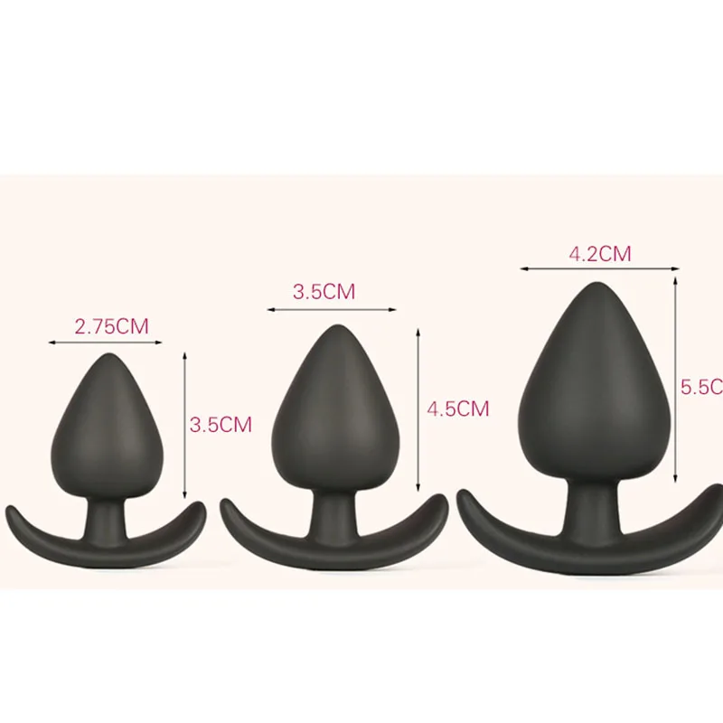 Silicone Anal Plugs Sex Toys Prostate Massager Female Masturbation Products For Woman Man Gay Butt Adult Toy |