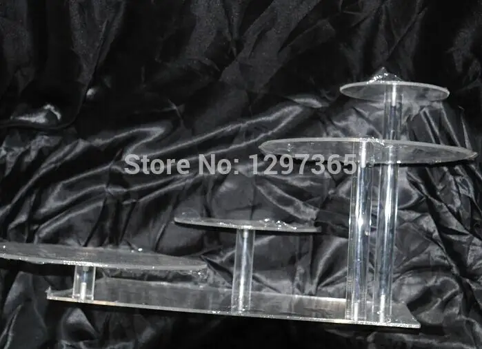 4 Tier Beautiful Detachable Cheap Acrylic Wedding Cake Stands cupcake decoration | Дом и сад