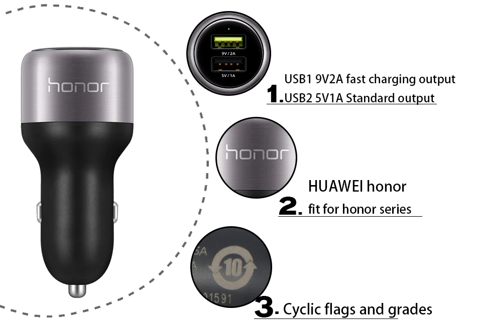 Huawei P9 автомобильное быстрое зарядное устройство 2 USB Supercharge 9V2A usb type C кабель M5 Pro Lite Nova 2 s 3 4 3e 4e Honor 8 9 V8 V9 Note8