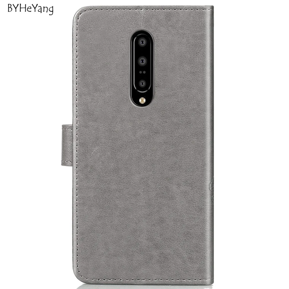 Чехол для Oneplus 7 Pro 1 + чехол из искусственной кожи чехлы книжки винтажные телефонов