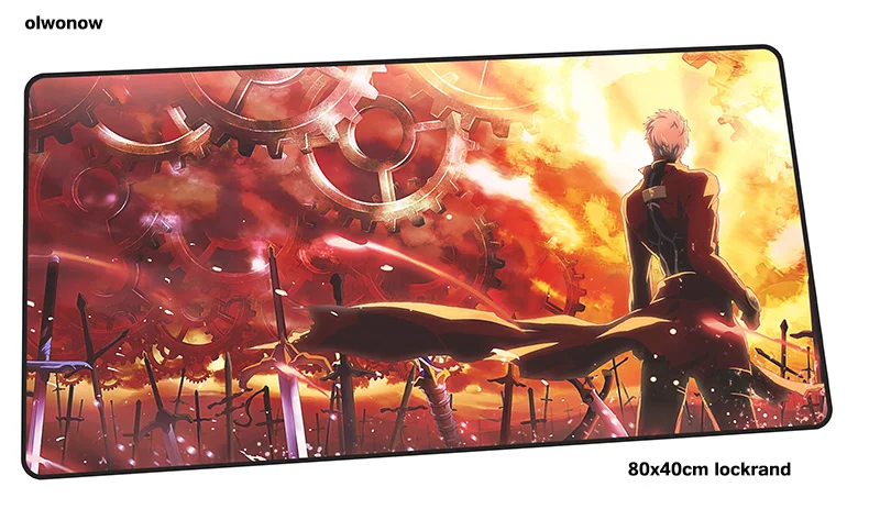 Fate коврик для мыши 800x400x3 мм милый игровой коврик для мыши геймерский коврик массовый игровой с узором компьютерный стол padmouse клавиатура большие игровые коврики