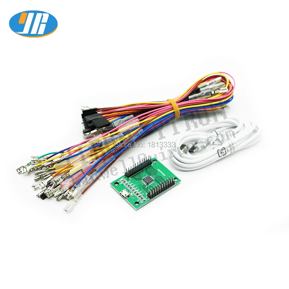 Один комплект 2 игрока Raspberry pi PS3 PC 3 в 1 USB Encder 4/8 Way ZIPPY джойстик контроллер для