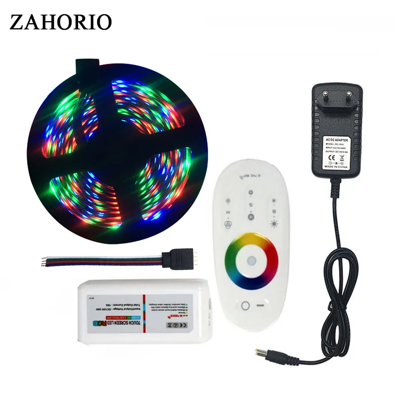 RGB светодиодный светильник 5 м 10 SMD2835 гибкая светодиодная лента Светодиодная 15 20