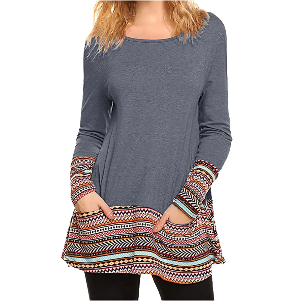 SAGACEC женские блузки и рубашки 2019 модная одежда с длинными рукавами карманами