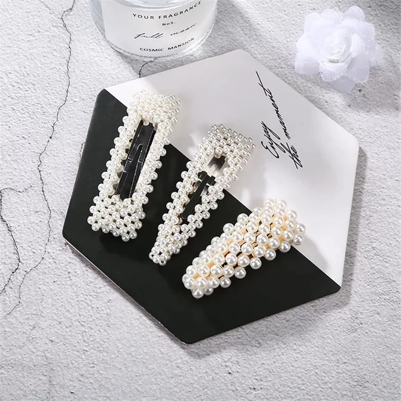 Модная ручная работа 1 шт. белая жемчужина имитация заколки для волос