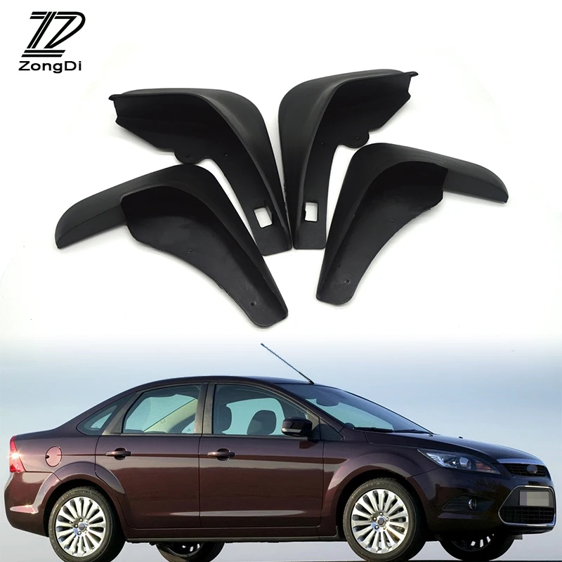 ZD Брызговики автомобильные подходят для Ford Focus 2 MK2 MK2.5 2005 2006 2007 2008 2009 2010 2011