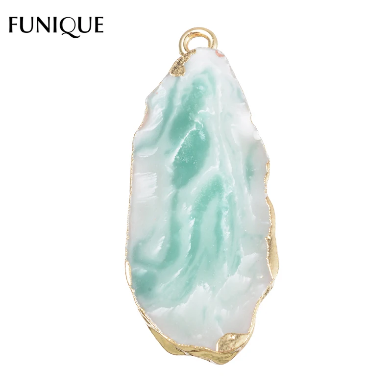 Подвески FUNIQUE из натурального камня для изготовления ювелирных изделий подвески