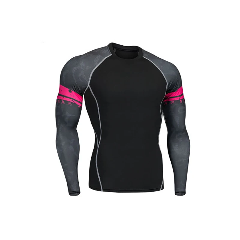 S-4XL майки для бокса, фитнеса, сухая посадка, Муай Тай, Беговая футболка, боксерский тигр, Мужская компрессионная футболка для тренажерного зала, ММА, тренировочная Рашгард, футболка - Цвет: Style G