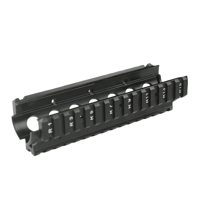 Новинка 6,6 дюймов RIS Handguard Пикатинни 20 мм рельсовая система крепления с 4 рельсами для M4/M16 страйкбол AEG