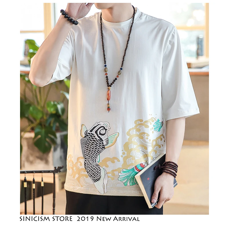 MrGoldenBowl Store мужские летние футболки с принтом 2020 Повседневная хлопковая Футболка