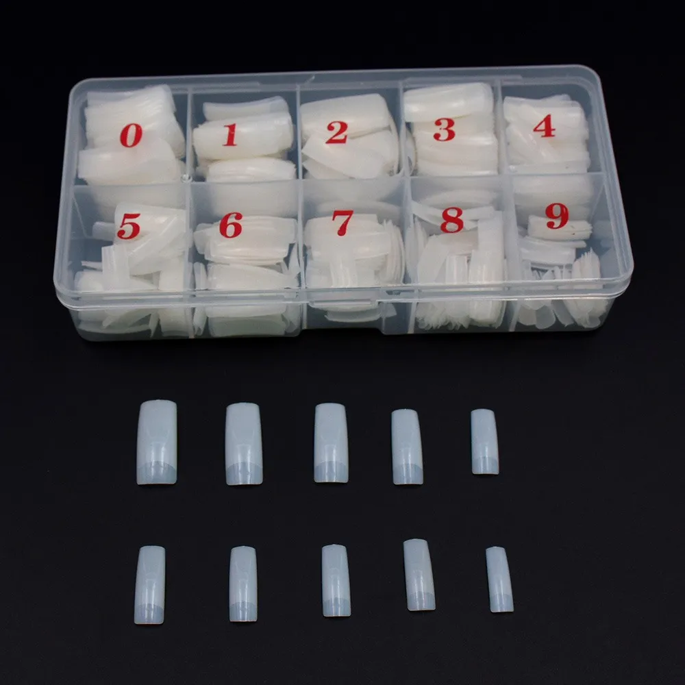 10 коробок капсулы Ongle прозрачные поддельные ногти 5000 шт Искусственные губки Ложные ногти Набор для французского маникюра для дропшиппинг оптом