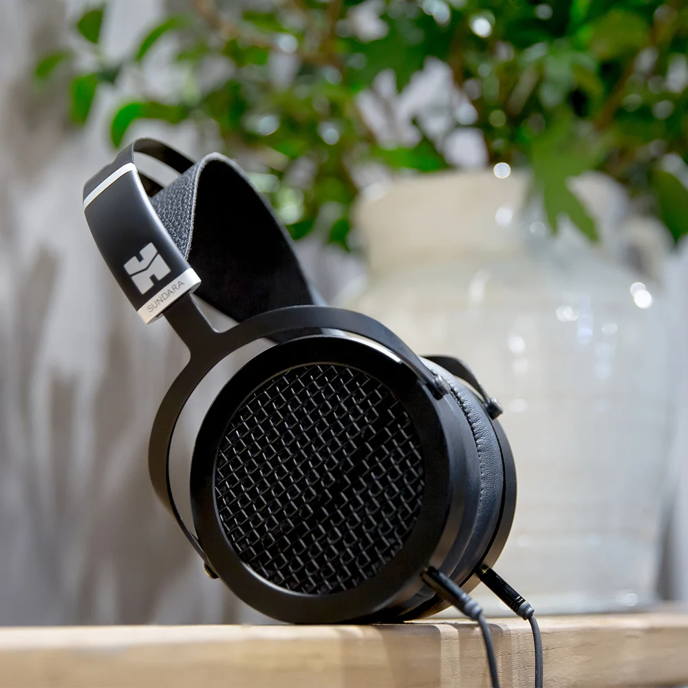 HIFIMAN SUNDARA Накладные Наушники полноразмерные плоские магнитные(черные) с высокой точностью дизайн, легко управлять смартфоном