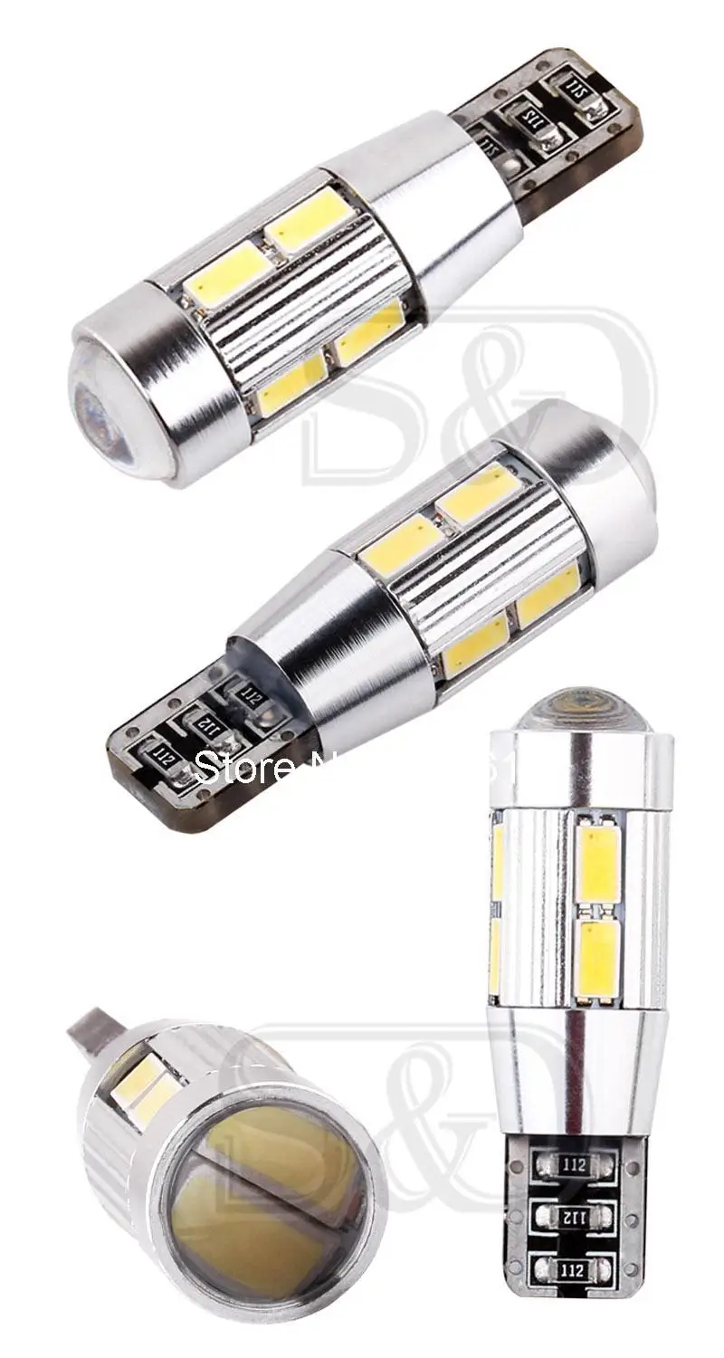 T10 W5W 5630 SMD белый CANBUS OBC светодиодный светильник без ошибок 501 dash автомобильный s