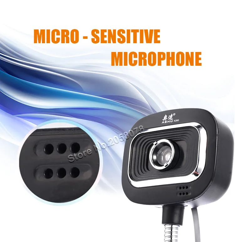 Веб-камера hdweb-камера для Skype со встроенным HD микрофоном USB Plug n Play веб-камера, широкоформатное видео