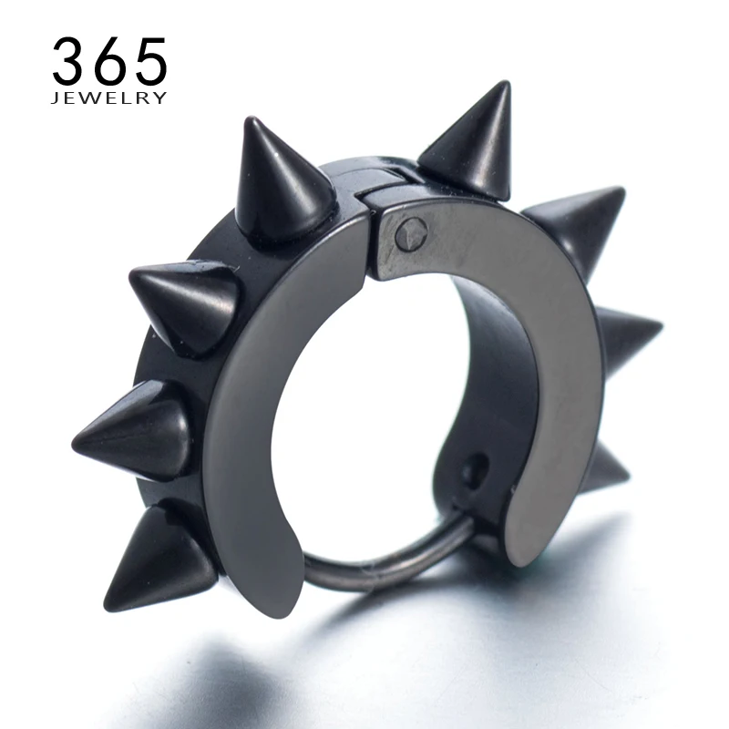 Модные мужские украшения в стиле ретро рок панк серьги-гвоздики из нержавеющей