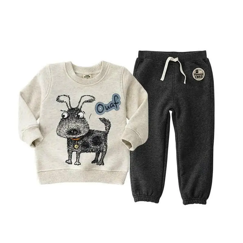 2019 fashion bear clothing sets for kids clothes 3-6Y hoodies T-shirt boys Apring autumn casual children's | Детская одежда и