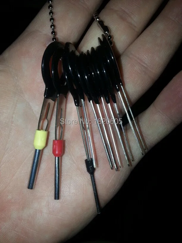 

2018 New 11Pcs Plug Terminal Extraction Repair Tool Wiring Crimp Car Connector Crimp Pin RemovalTerminal Remover