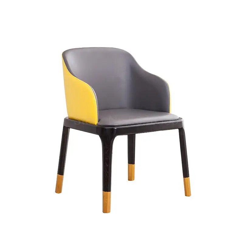 Скандинавский обеденный стул из массива дерева домашний стол с спинкой и стулья