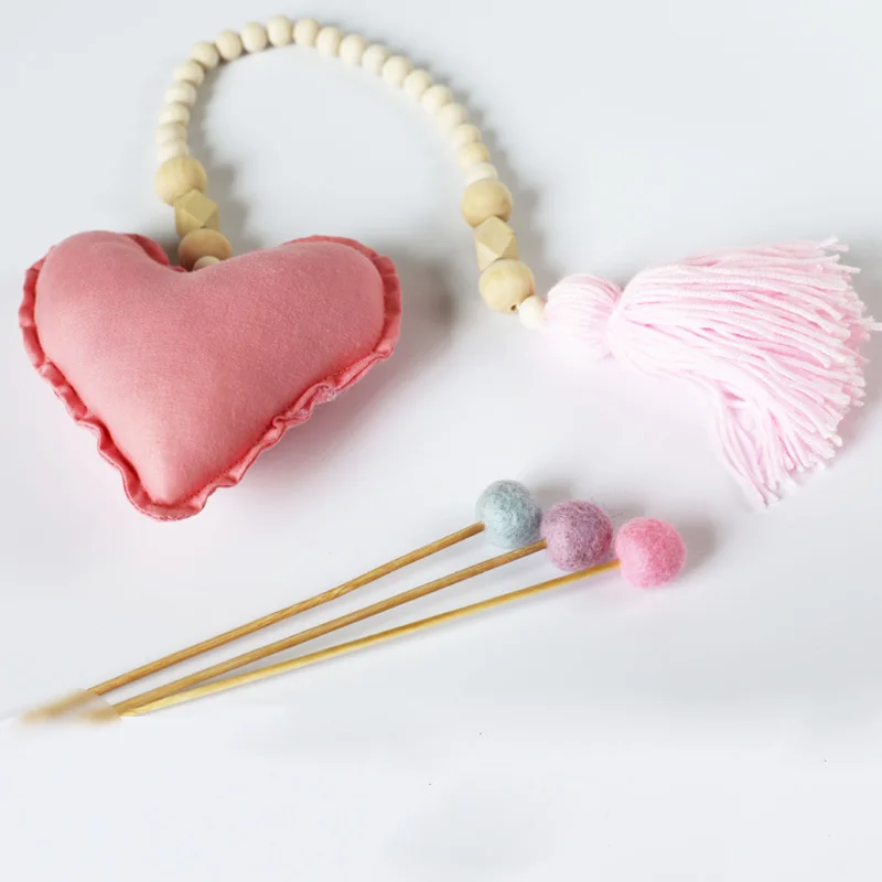 Скандинавская детская комната Висячие звезды украшения ремесла деревянные