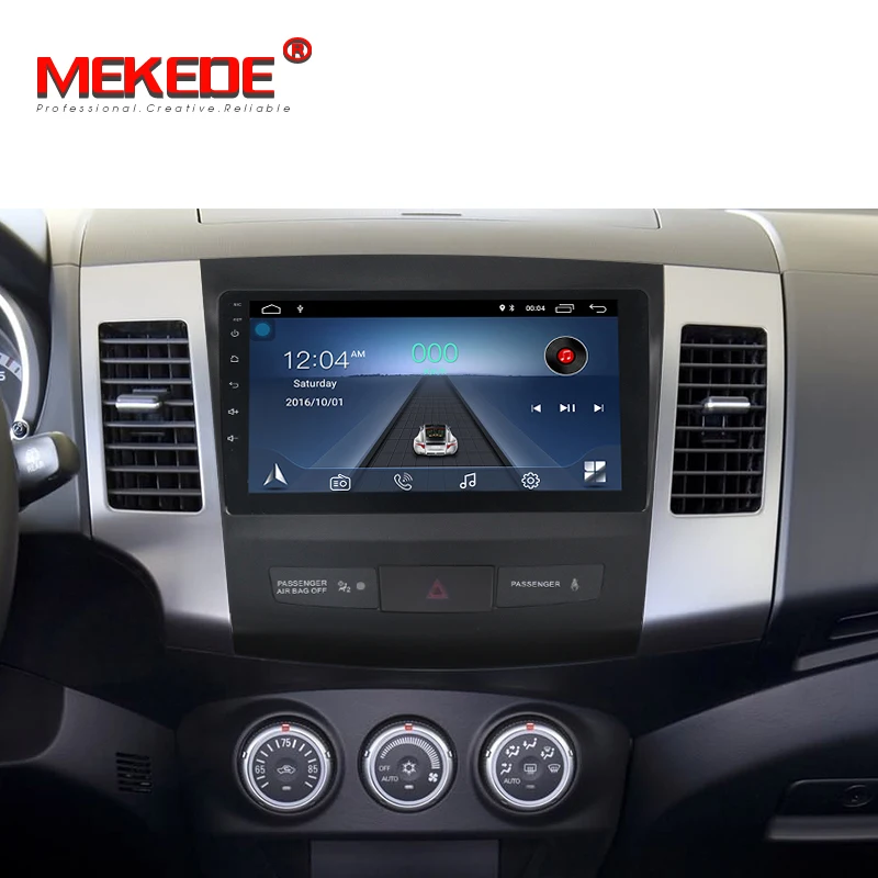 MEKEDE Автомобильная магнитола dvd мультимедиа " Android 8,1 для Mitsubishi Outlander 2006- peugeot 4007/Citroen C-Cross gps навигация