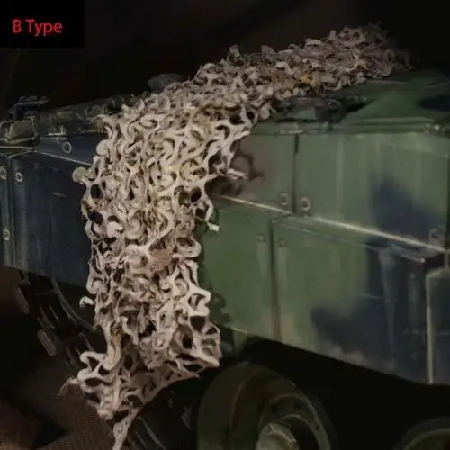 1/16 RC Sherman немецкая модель военного танка нейлоновая камуфляжная сетка B Desert Tiger