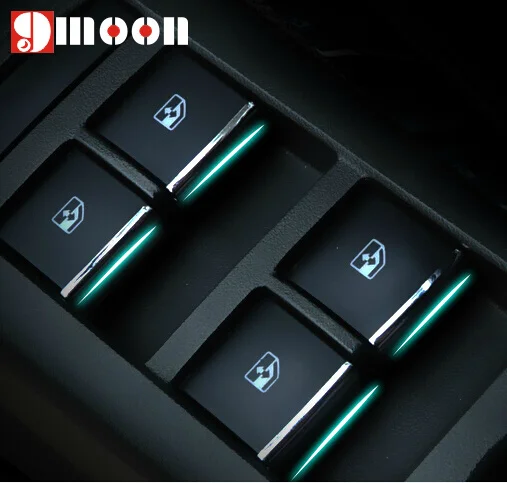 7 шт. кнопка переключения стеклоподъемника из нержавеющей стали для Opel Mokka 2013-2015