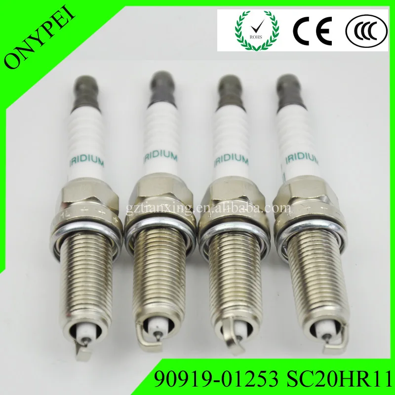 4 шт. 90919-01253 SC20HR-11 иридиевая Свеча зажигания для Toyota Prius Scion Lexus 9091901253 SC20HR 11 90919 01253 SC20HR11