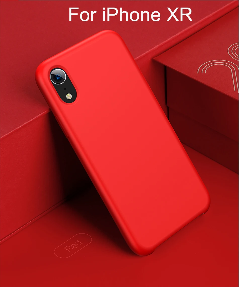 Baseus чехол для телефона для iPhone XS Max XR Capinhas роскошный жидкий силиконовый чехол для iPhone XSMax XR Funda Bumper Coque