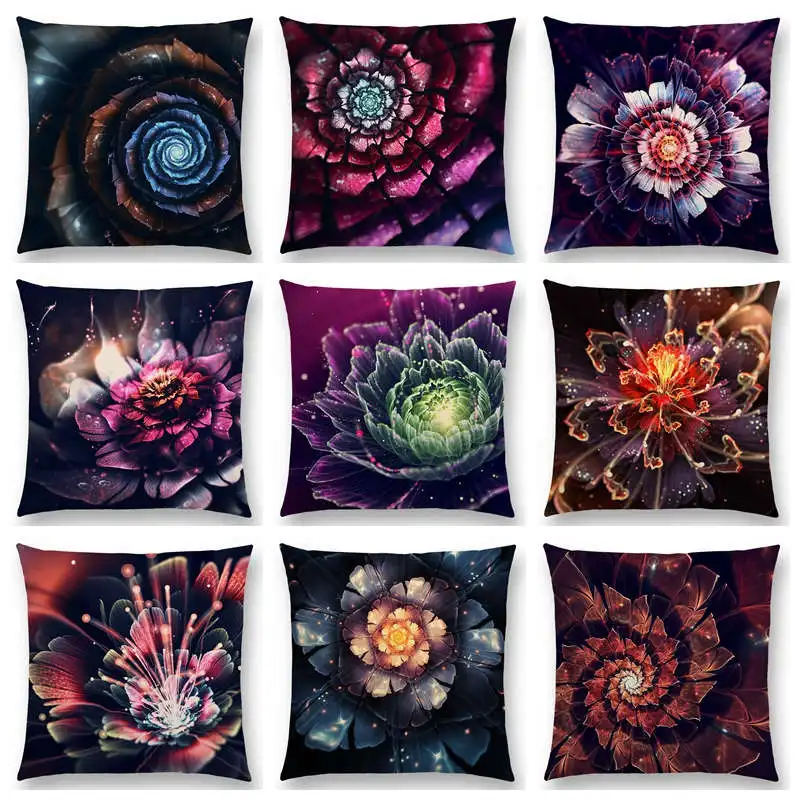 Лидер продаж 3d принт великолепные виртуальные цветы блестящие бутоны