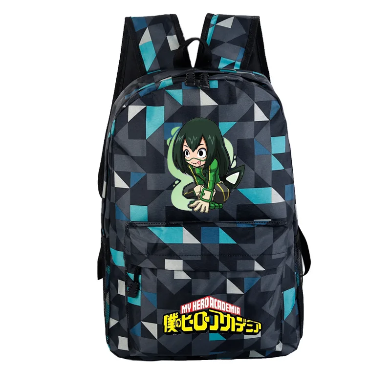 Женский холщовый рюкзак для косплея моя геройская Академия Asui Tsuyu школьные ранцы