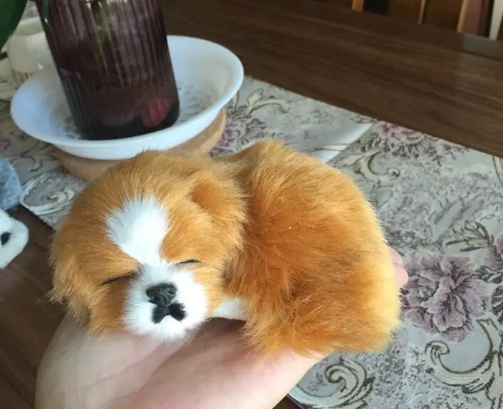 Милая мини игрушка для собаки из полиэтилена и меха модель спальной подарок