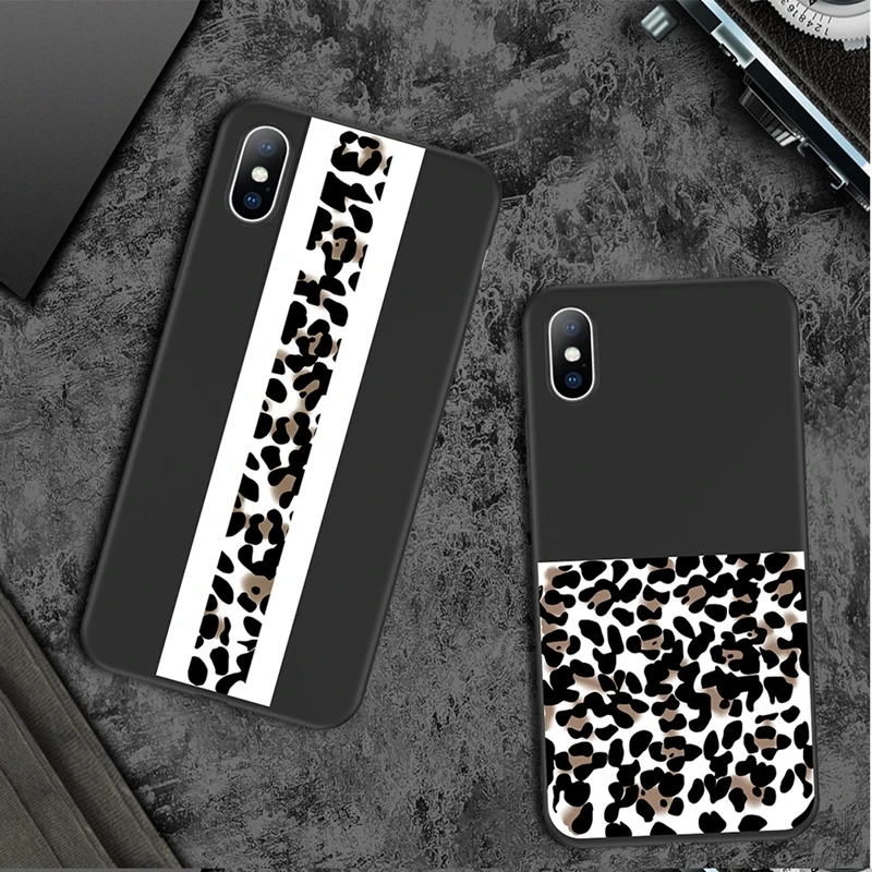Мягкий силиконовый чехол Lovebay для Iphone XS Max XR X 8 7 6 6S Plus модные чехлы с леопардовым принтом для Iphone 7plus