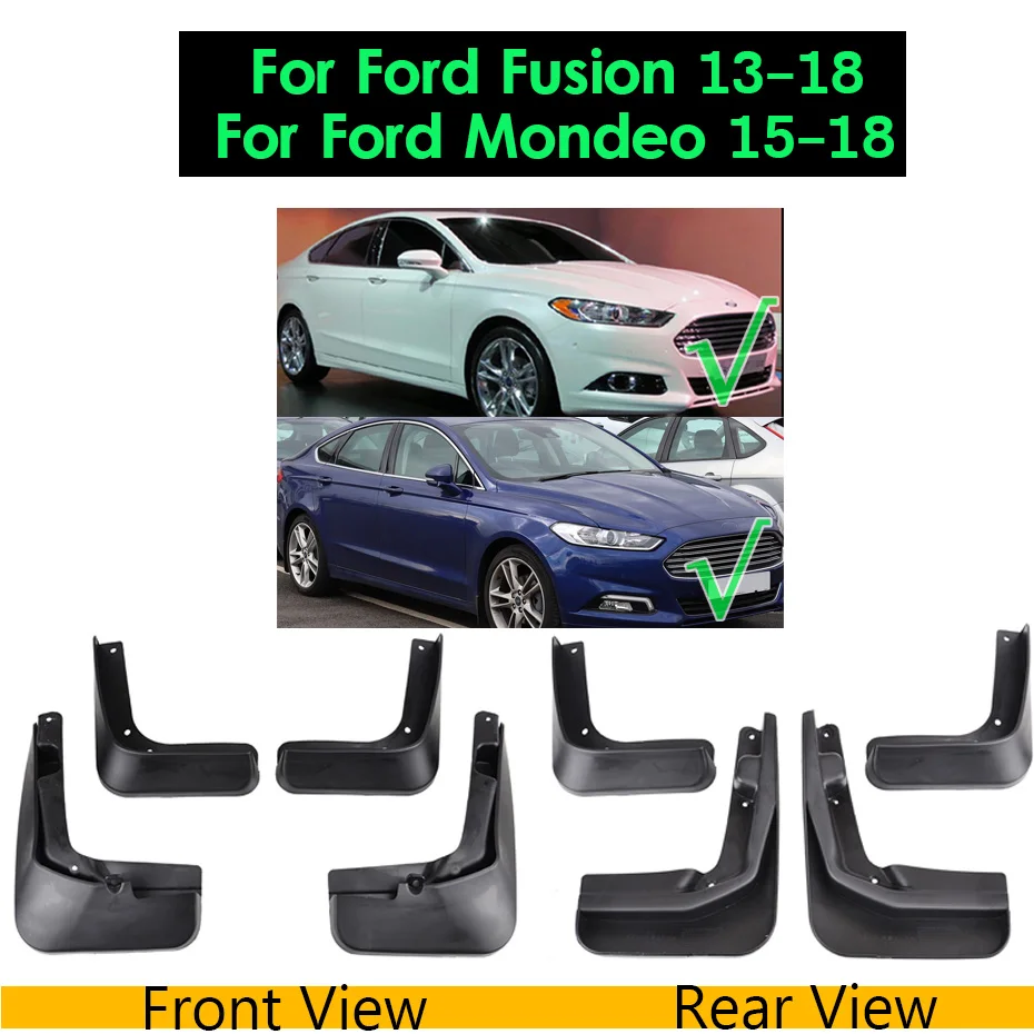 Брызговики XUKEY для Ford Fiesta Focus Mondeo Fusion Ecosport Escape Kuga Explorer S-Max Брызговики крыло брызговиков