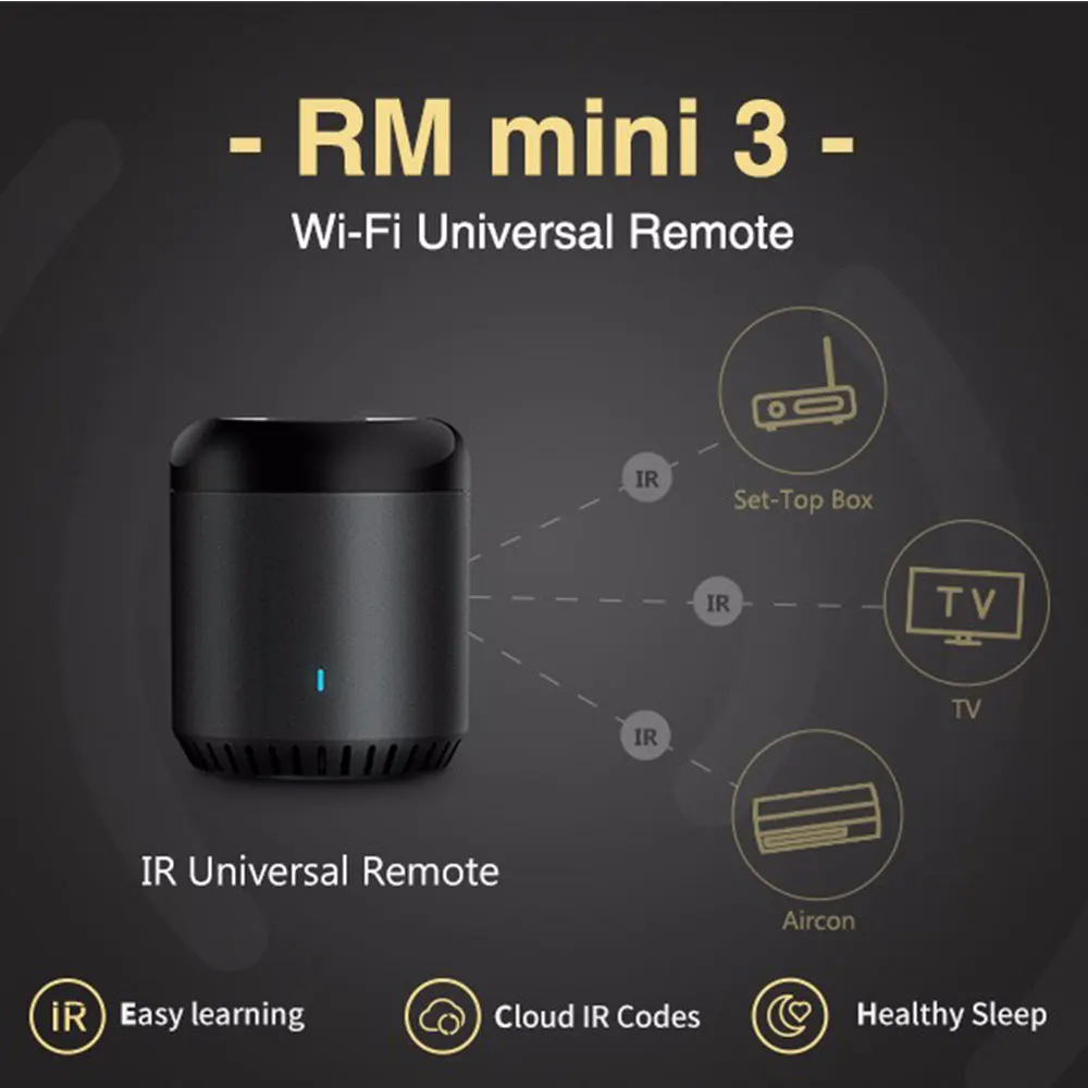 Broadlink RM Mini 3 BesCon RM4C мини умный WiFi ИК пульт дистанционного управления Лер