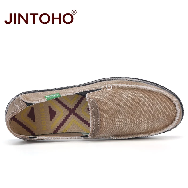 JINTOHO Big Size Shoes For Men Cheap Flats Mens Fashion Slip On Loafers Brand Male Casual Sneakers Hombre |