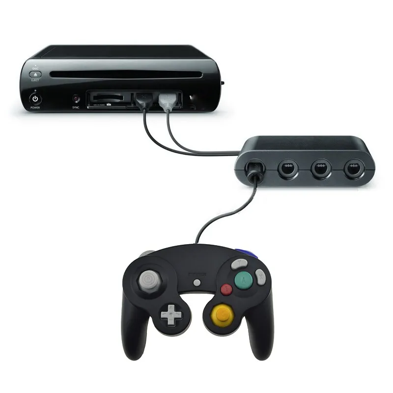 Адаптер контроллера GameCube 2 в 1 конвертер для Wii U PC Nintendo Switch NS|converter|converter adapter |