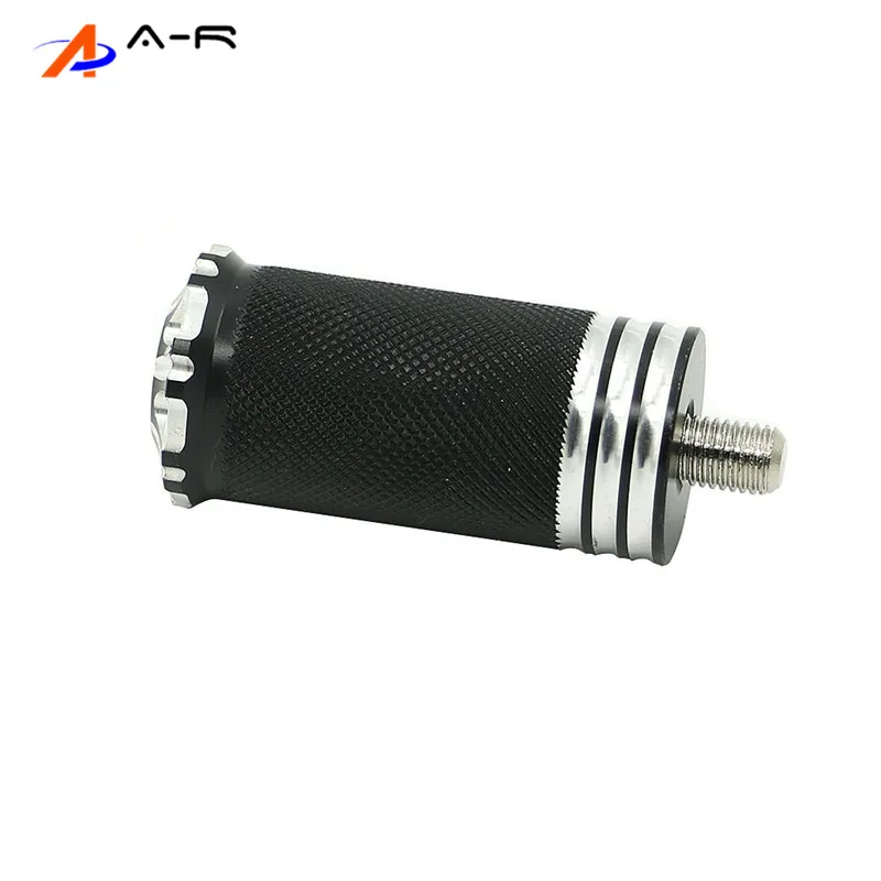 1 piece 2 шт. Черная передняя и задняя подножка колышек для Harley Sportster XL883 1200 Touring Road King Dyna изготовленный на заказ - Цвет: 1 piece