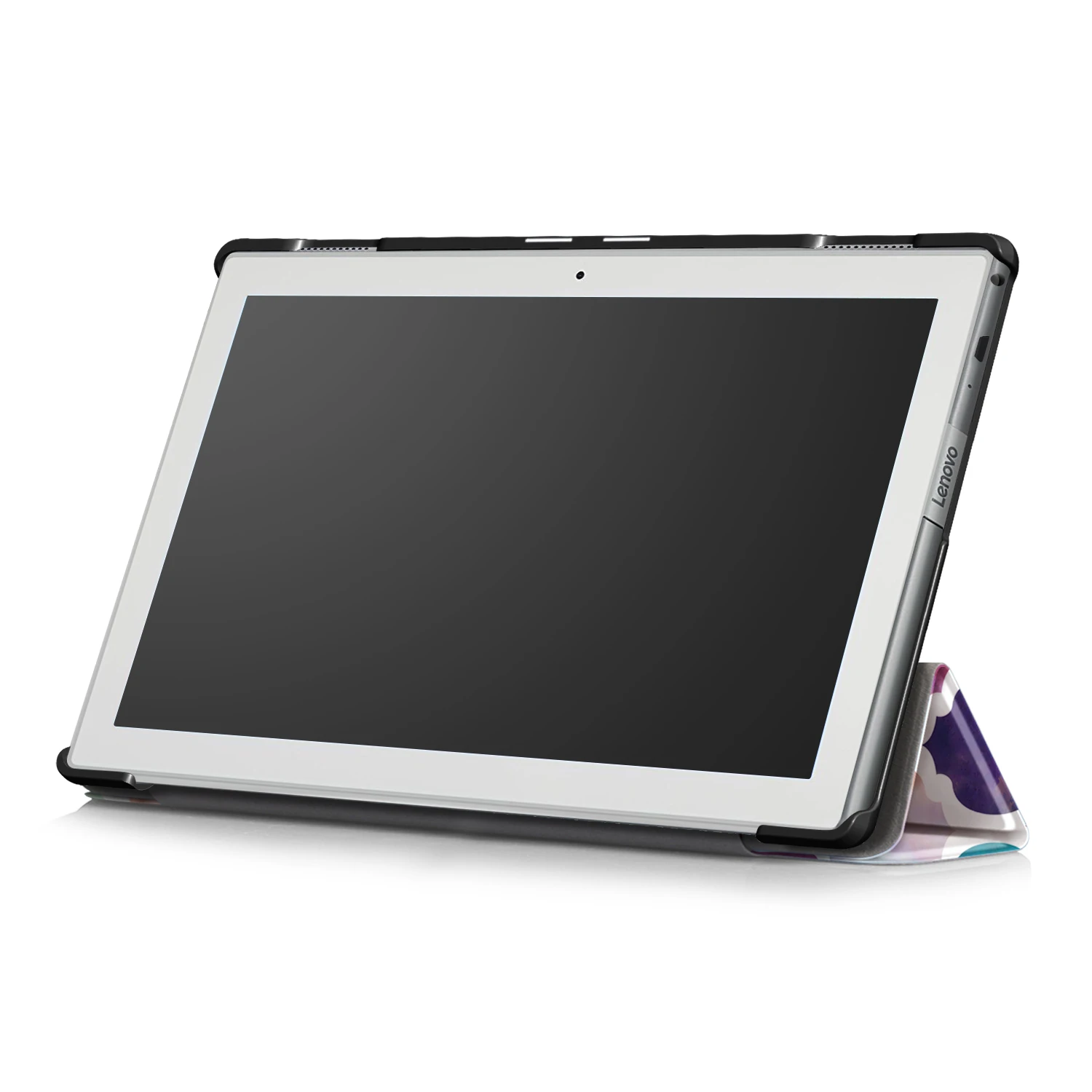 Тонкий умный чехол-подставка для lenovo TAB4 Tab 4 10 X304L TB-X304F TB-X304N 10,0 дюймов Чехол-книжка с принтом из искусственной кожи+ ручка+ пленка
