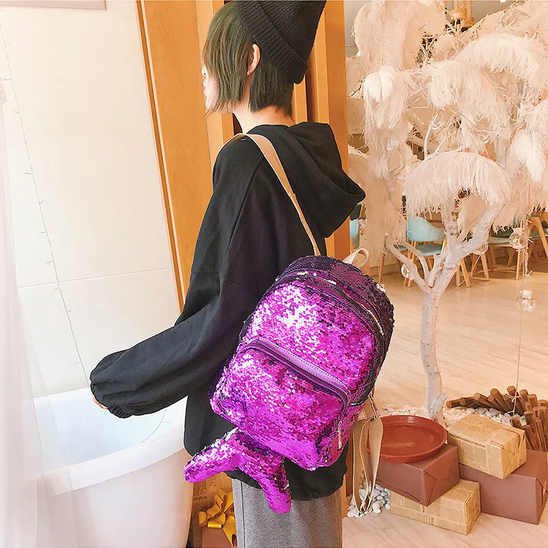 LXFZQ новый рюкзак детский mochila infantil школьные сумки для детей голографические