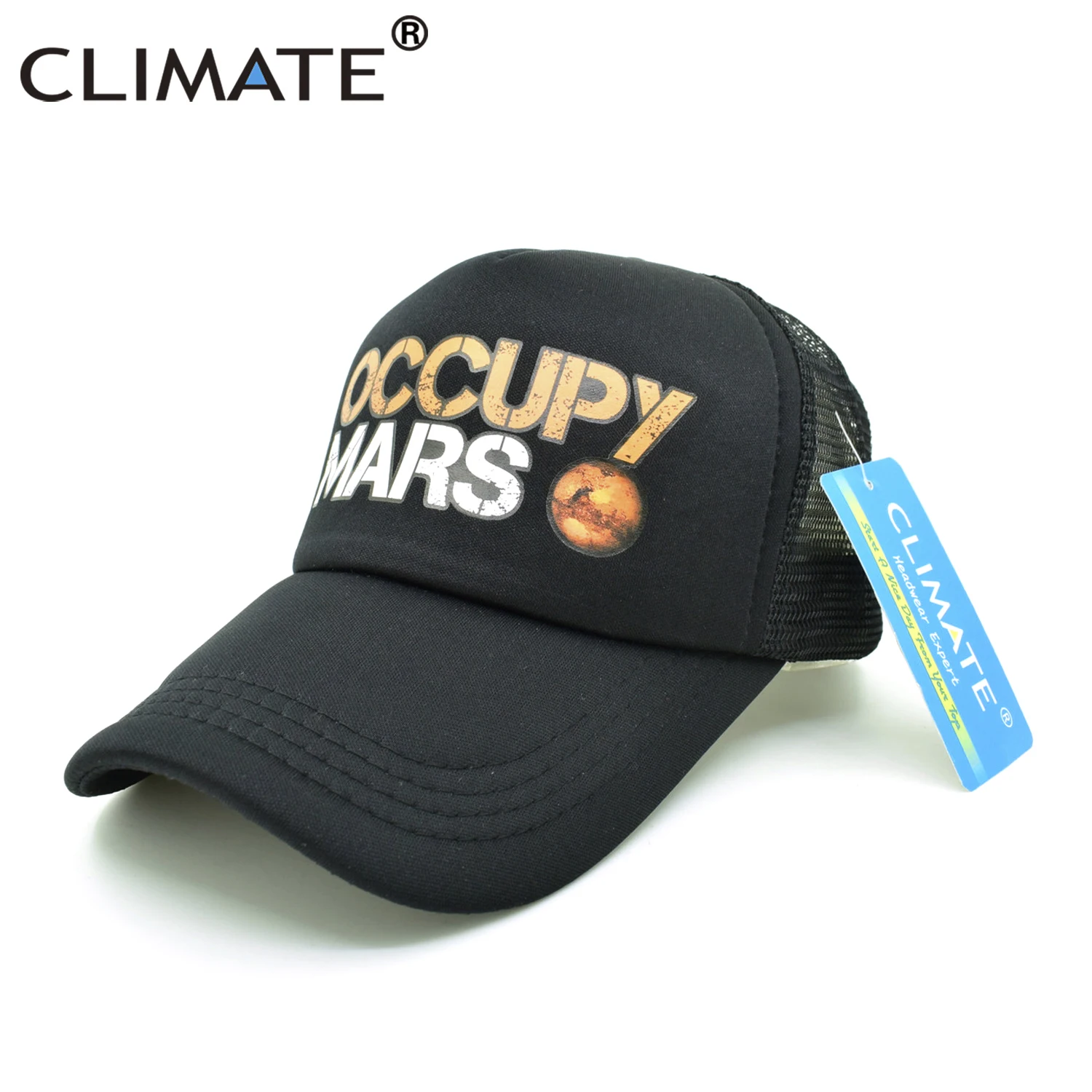 Кепка-бейсболка CLIMATE OCCUPY MARS Expanse Rocket Mars Мужская шапочка из спандекса Мужская шляпа наружная космическая мускус летние бейсбольные кепки в стиле хип-хоп шляпа мужская