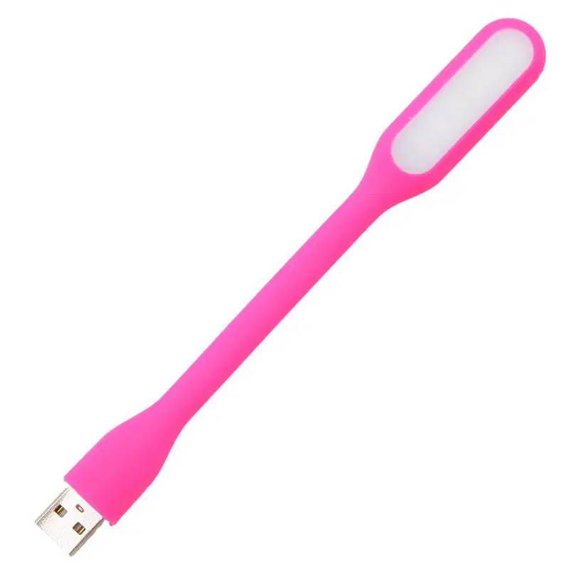 Гибкий USB портативный мини светодиодный светильник 5 в 1 2 Вт для настольного