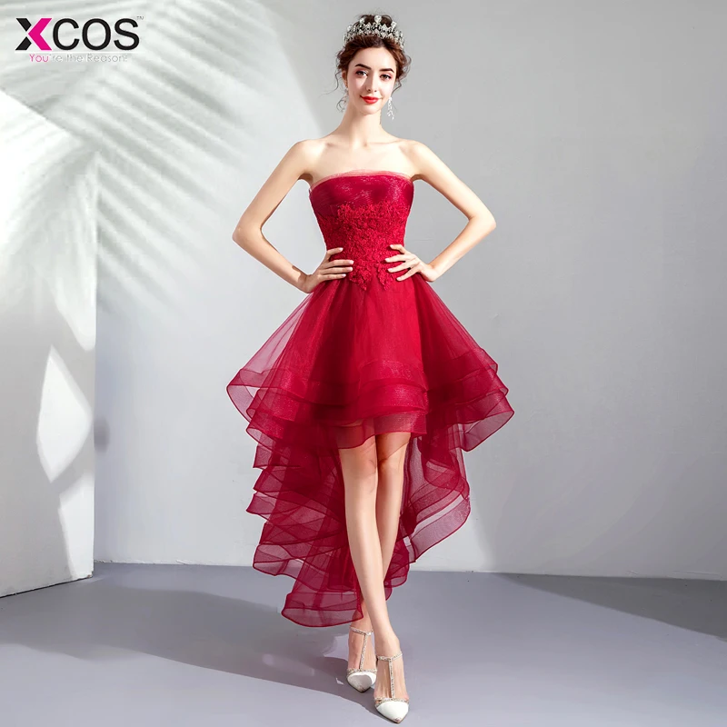 Vestidos de graduacion 2019 красные платья для выпускного вечера Короткие Коктейльные