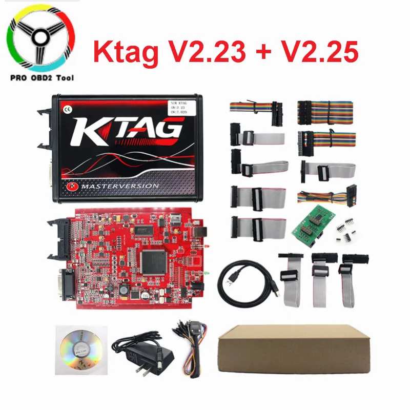 Kess Ktag Online Kess V2 V2.53 EU Red Kess V5.017 Master No Token Ktag V7.020 Manager Tuning Kit Ktag V2.23 ECU программист - Цвет: Ktag V7.020