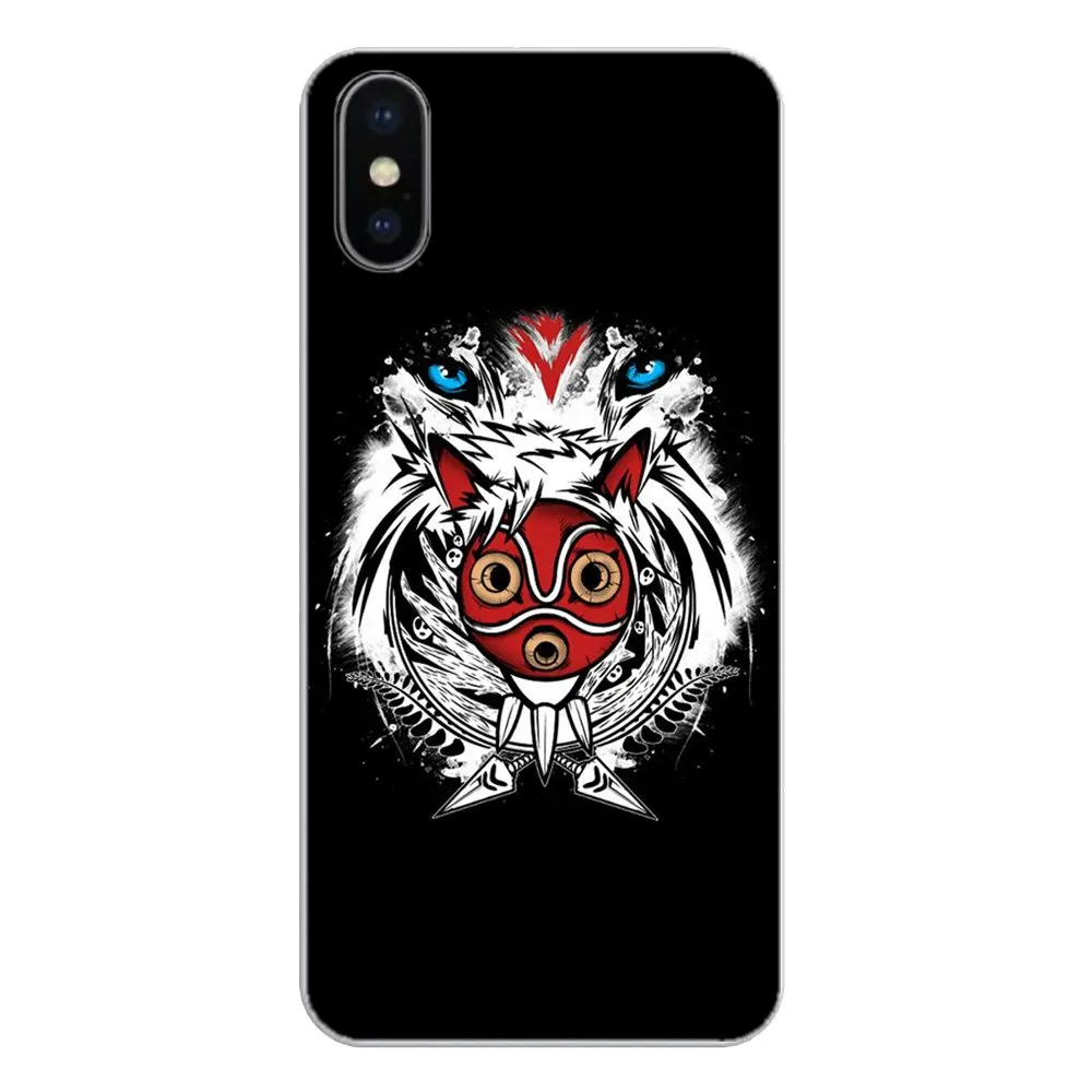 Чехол для мобильного телефона Xiaomi Redmi 4X S2 3S Note 3 4 5 6 6A Por Pocophone F1 Mi princess mononoke mask No Los