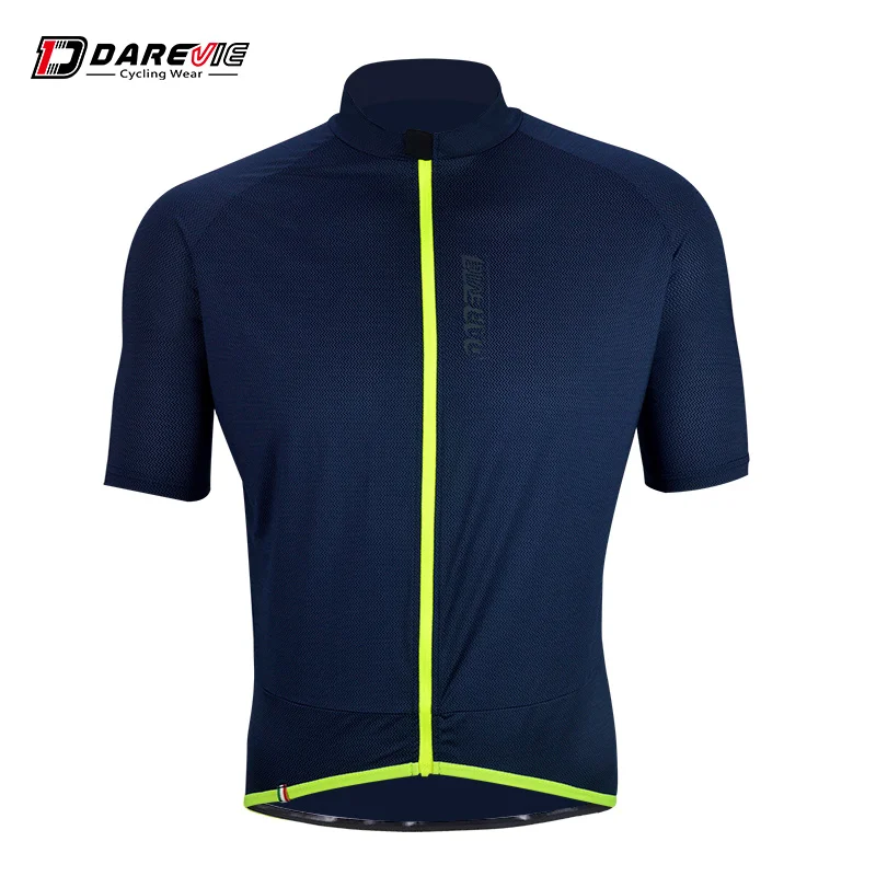 blue color Darevie велосипедная майка с защитой от ультрафиолета, тканевая велосипедная майка, мужская тренировочная велосипедная майка, дышащая мягкая быстросохнущая велосипедная майка - Цвет: blue color